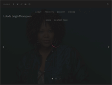 Tablet Screenshot of loladeleighthompson.com